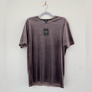 NWT Forever 21 Mens Velour shirt- Size M